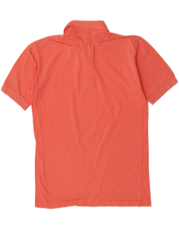 Camisa polo masculina Diadora pequena algodão rosa