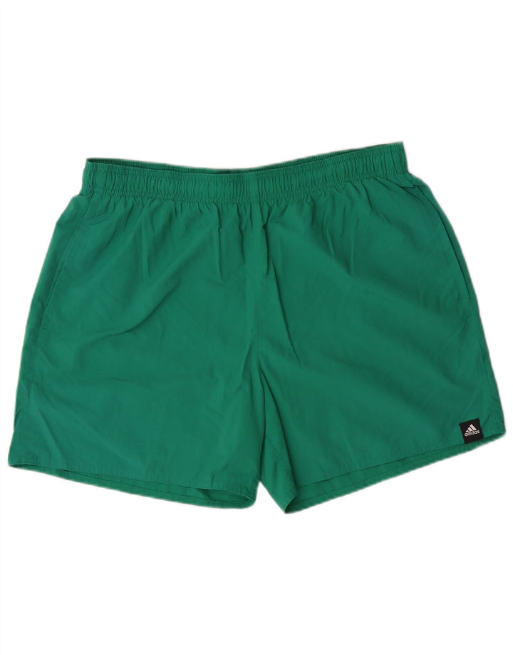 ADIDAS Mens Sport Shorts Large Green Nylon