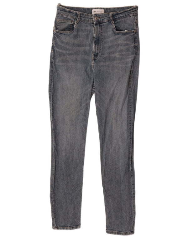 Calça jeans skinny feminina Zara EU 42 grande W32 L27 azul