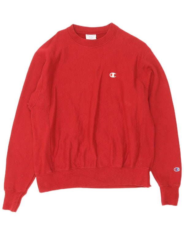 Moletom masculino Champion Reverse Weave Jumper médio algodão vermelho