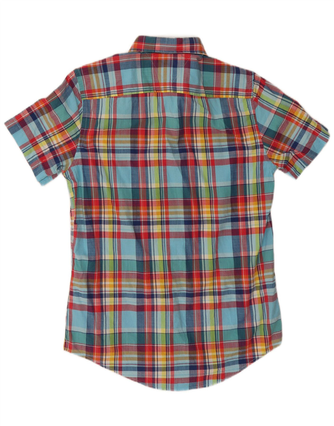 Camisa masculina Tommy Hilfiger New York Fit pequena xadrez multicolorida