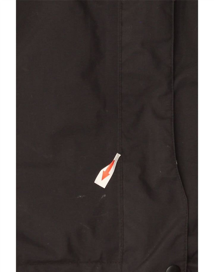 Jaqueta de chuva feminina com capuz Sprayway UK 12 poliamida preta média