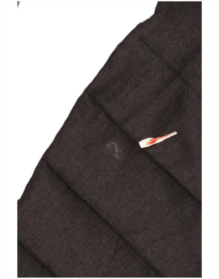 Jaqueta acolchoada com capuz masculina Superdry UK 38 nylon cinza médio