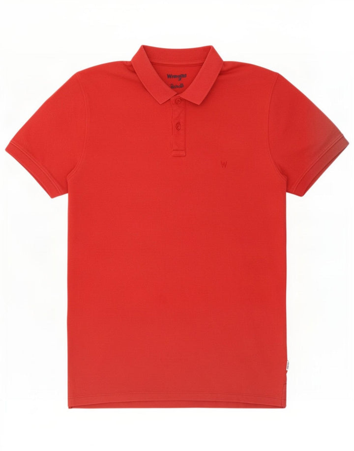 Camisa polo masculina Wrangler médio algodão vermelho