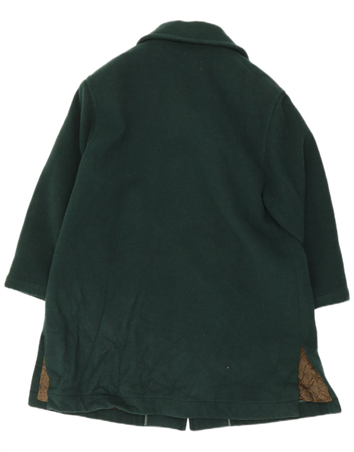 Casaco Duffle Masculino Vintage UK 40 Grande Verde