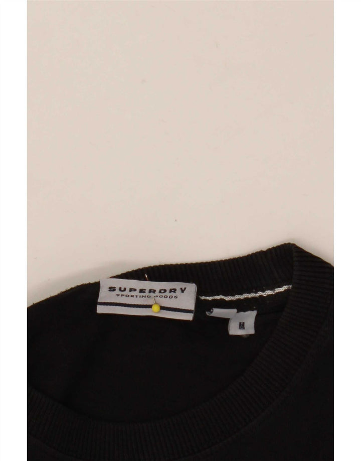 Camiseta gráfica masculina Superdry Top médio preto