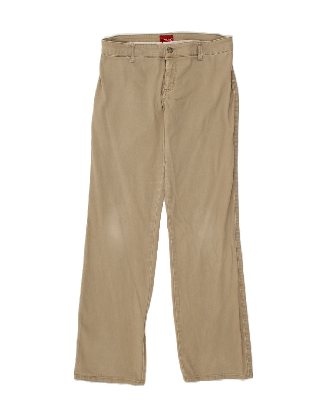 DICKIES Womens Straight Chino Trousers US 9 Medium W30 L31 Beige Cotton Vintage Dickies and Second-Hand Dickies from Messina Hembry 