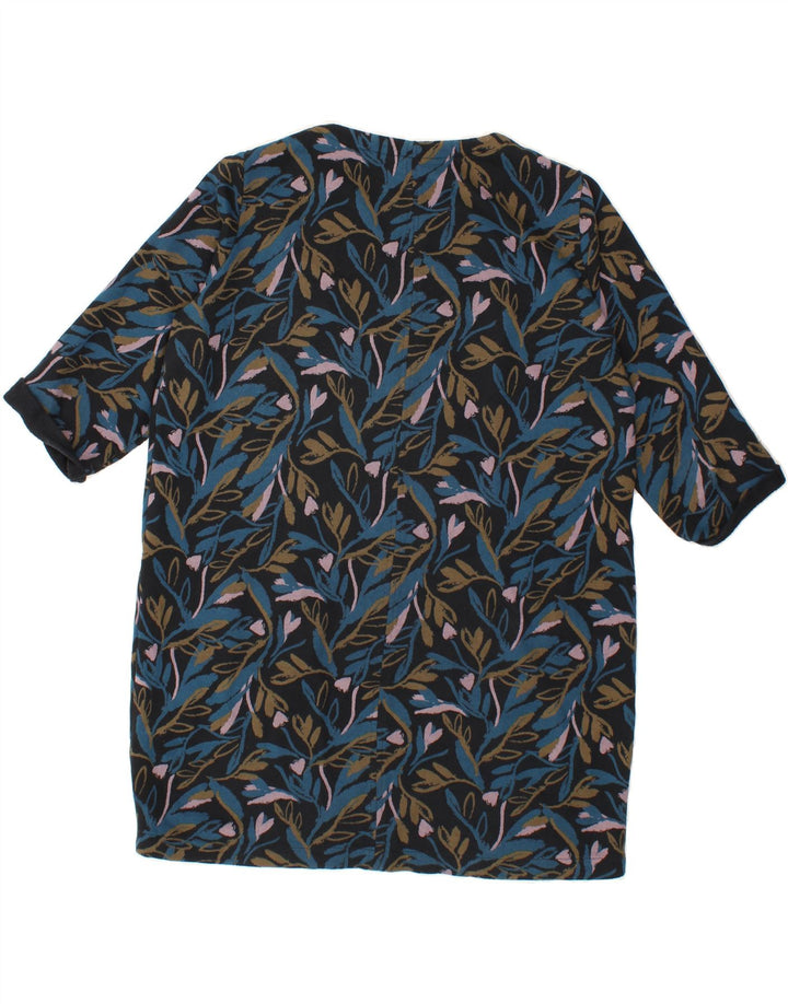 SEASALT CORNWALL Womens 3/4 Sleeve Jumper Dress UK 14 Large Navy Blue Vintage Seasalt Cornwall and Second-Hand Seasalt Cornwall from Messina Hembry 