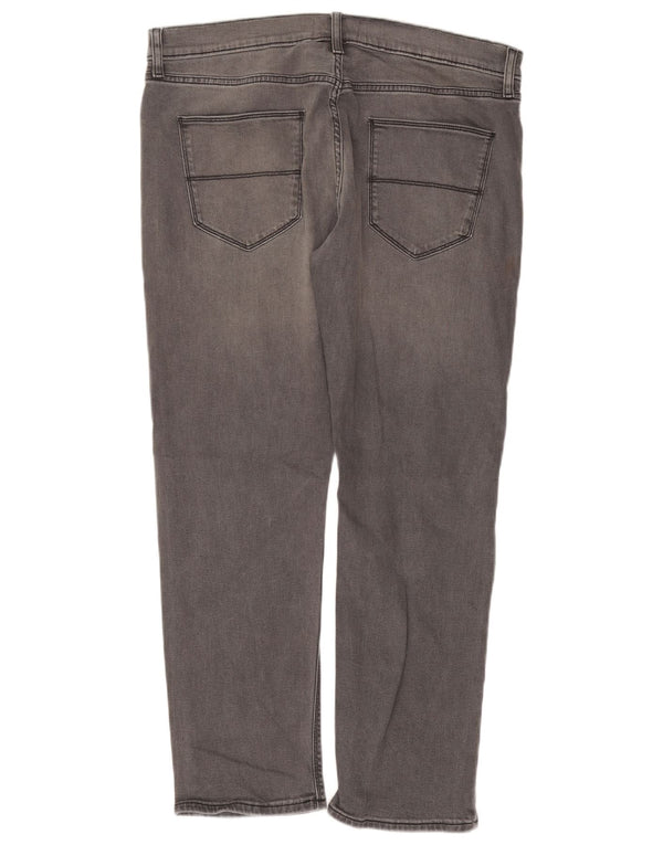 Marks & Spencer Mens Slim Jeans W36 L29 Algodão Cinza