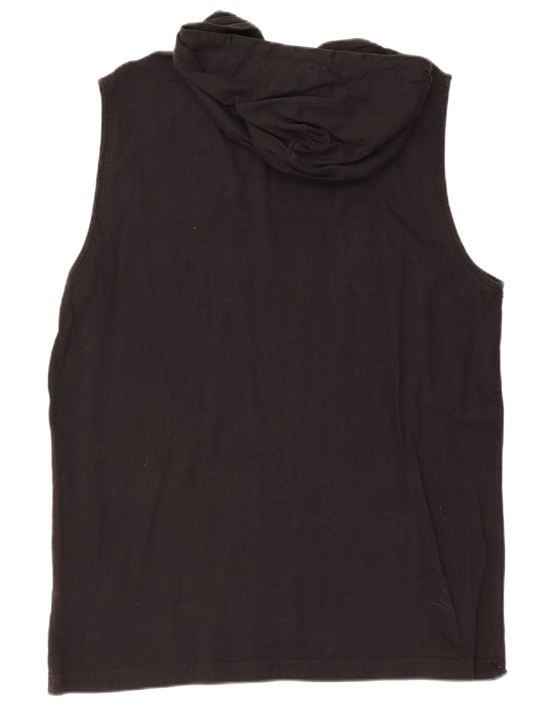 Colete gráfico masculino com capuz Champion XL algodão preto