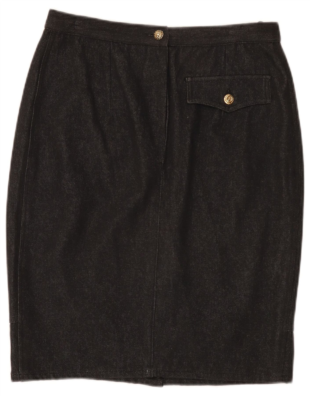 Saia jeans feminina Giorgio Grati IT 44 médio W28 preta