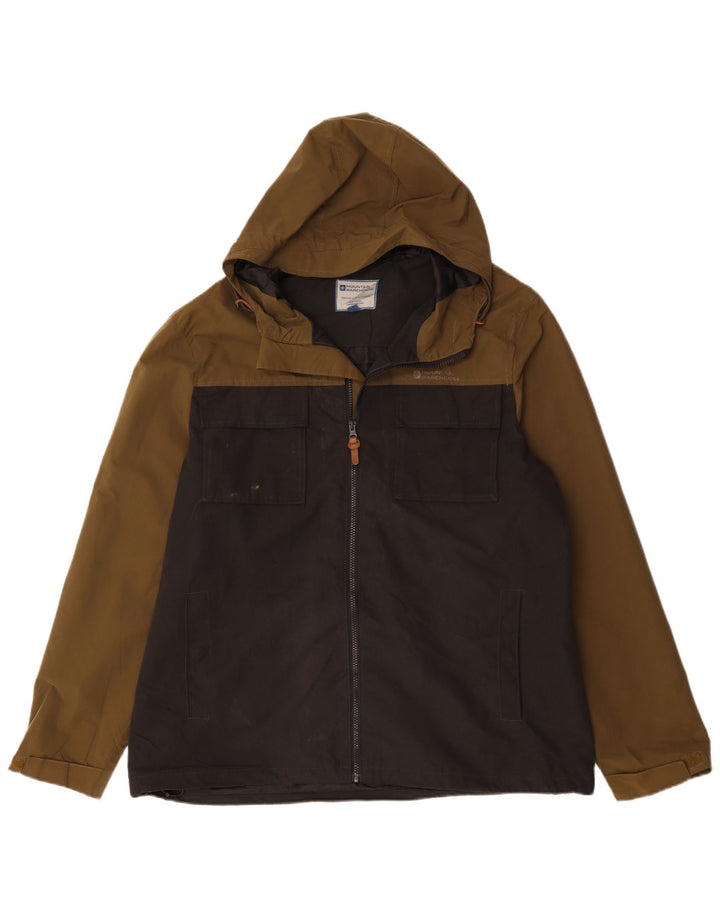 Jaqueta corta-vento masculina Mountain Warehouse poliéster marrom Reino Unido 42 XL