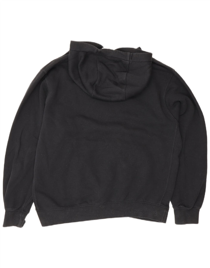 Nike Mens Hoodie Jumper Médio Algodão Preto