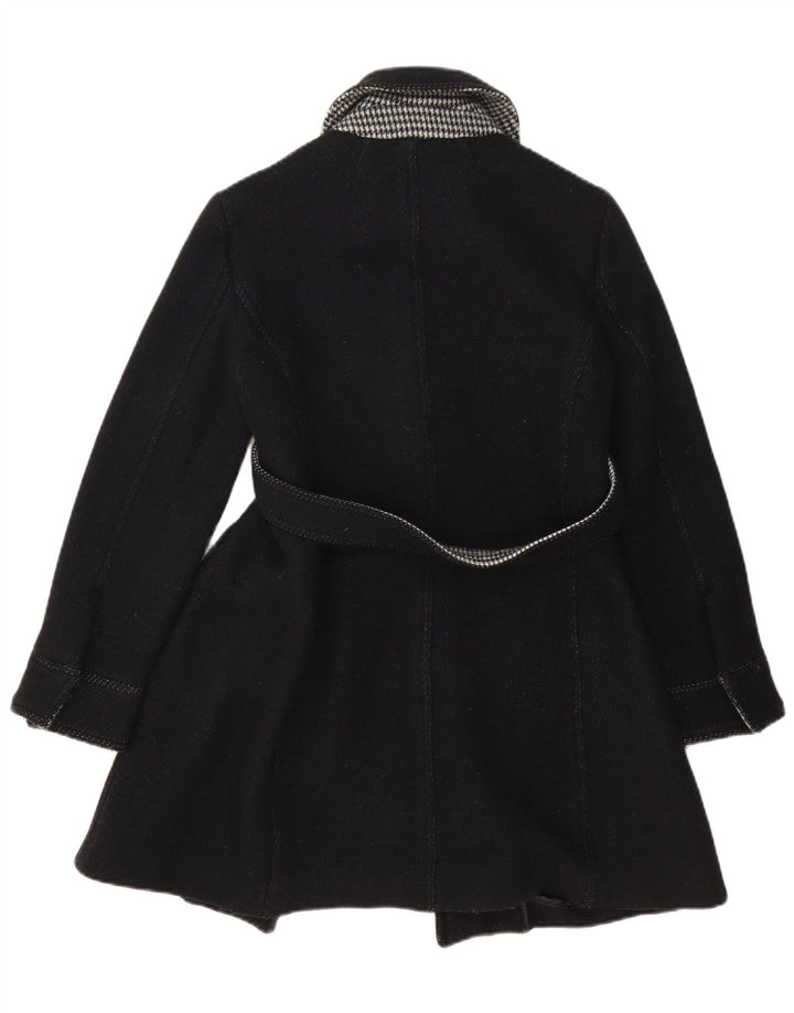 Max&Co. Sobretudo feminino UK 8 pequeno lã preta