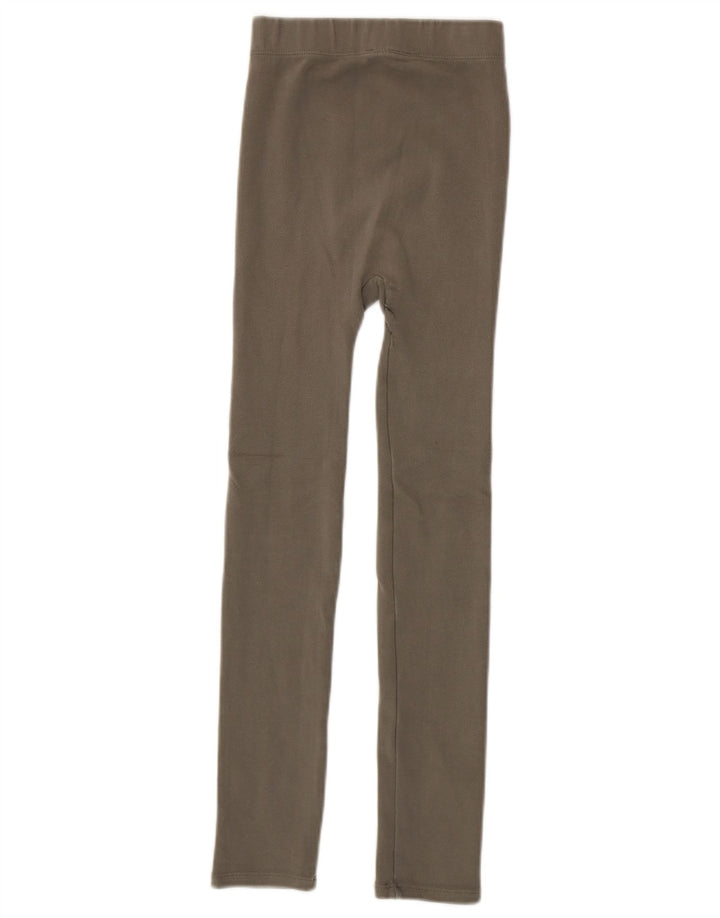 Zara Leggings Mulher UK 4 XS Caqui