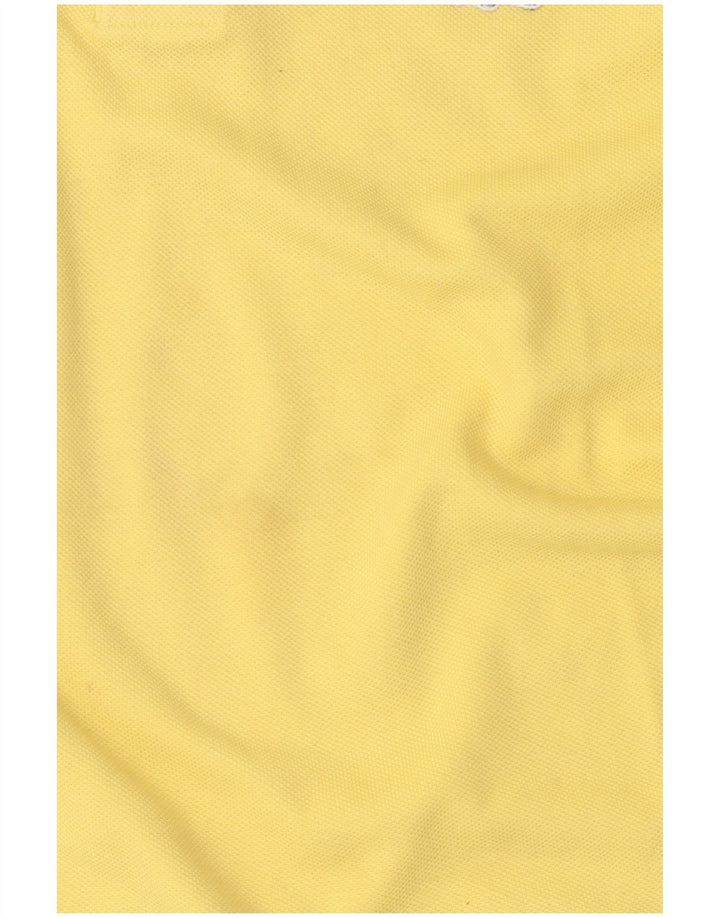 Camisa polo masculina Lacoste tamanho 5 grande amarelo