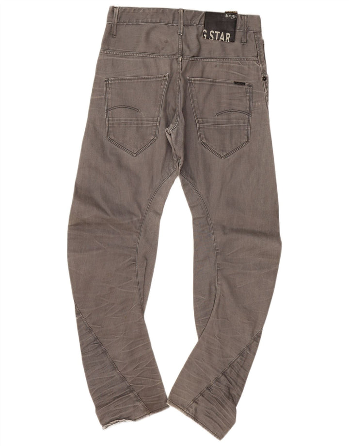 G-Star Masculino Banana Slim Jeans W32 L29 Cinza