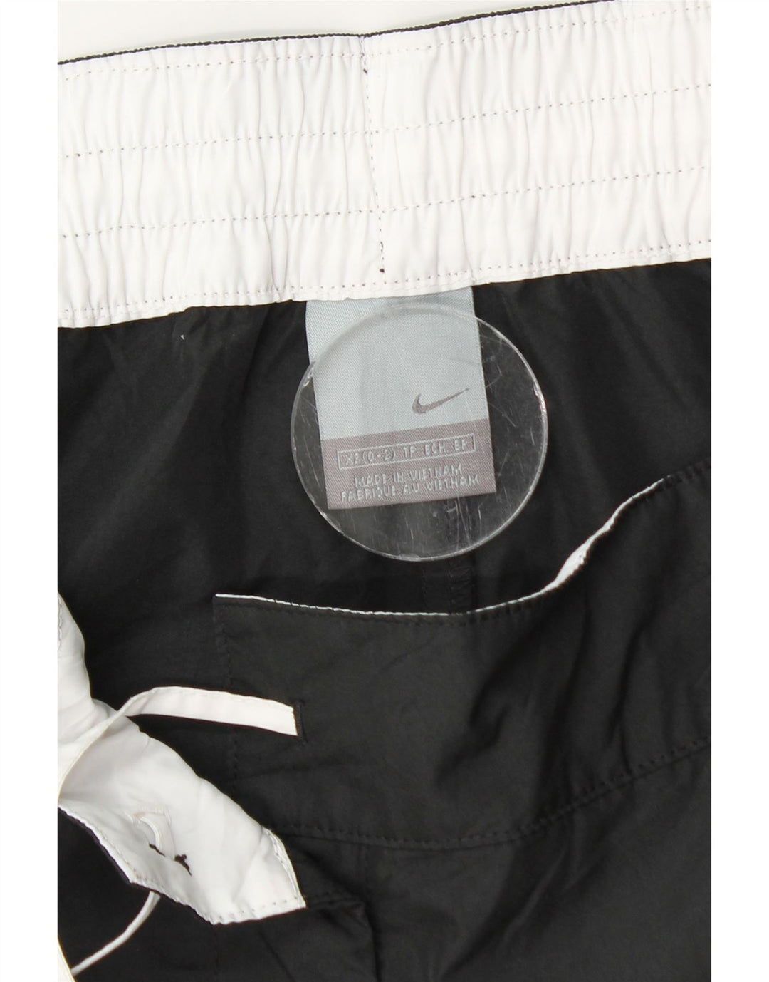 Shorts de natação feminino Nike US 0/2 XS preto poliéster