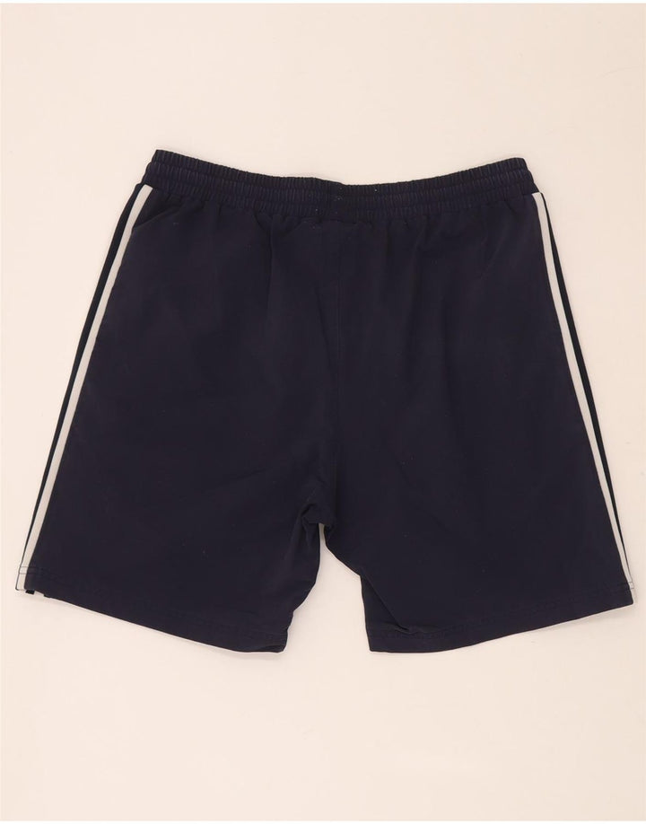 Shorts esportivos masculinos ADIDAS grande nylon azul marinho
