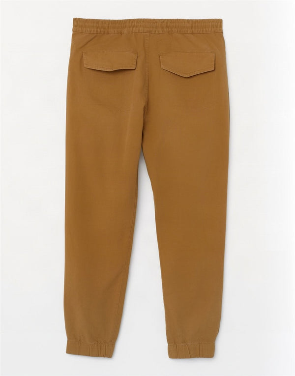 Zara Mens Joggers Calças Cropped Grande W32 L26 Bege