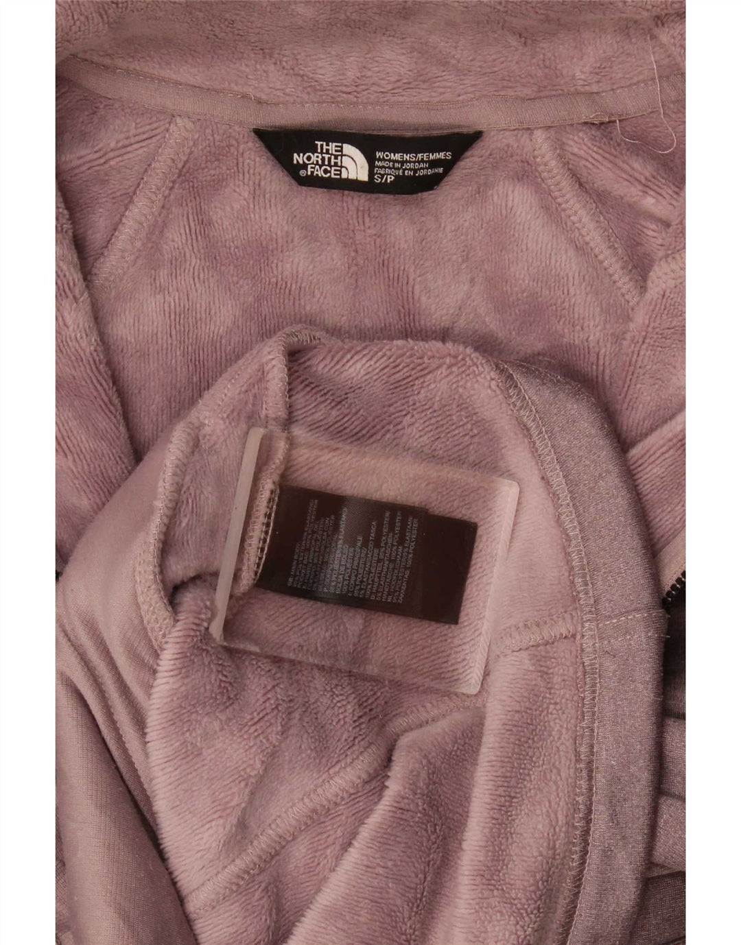 Jaqueta de treino feminina The North Face UK 10 poliéster rosa pequeno