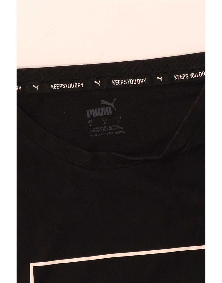 Puma Camiseta Masculina Graphic Top Grande Preto