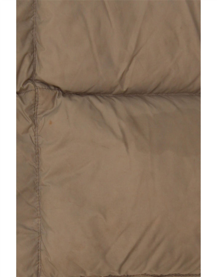 Jaqueta acolchoada masculina Calvin Klein Jeans UK 34 XS poliamida bege