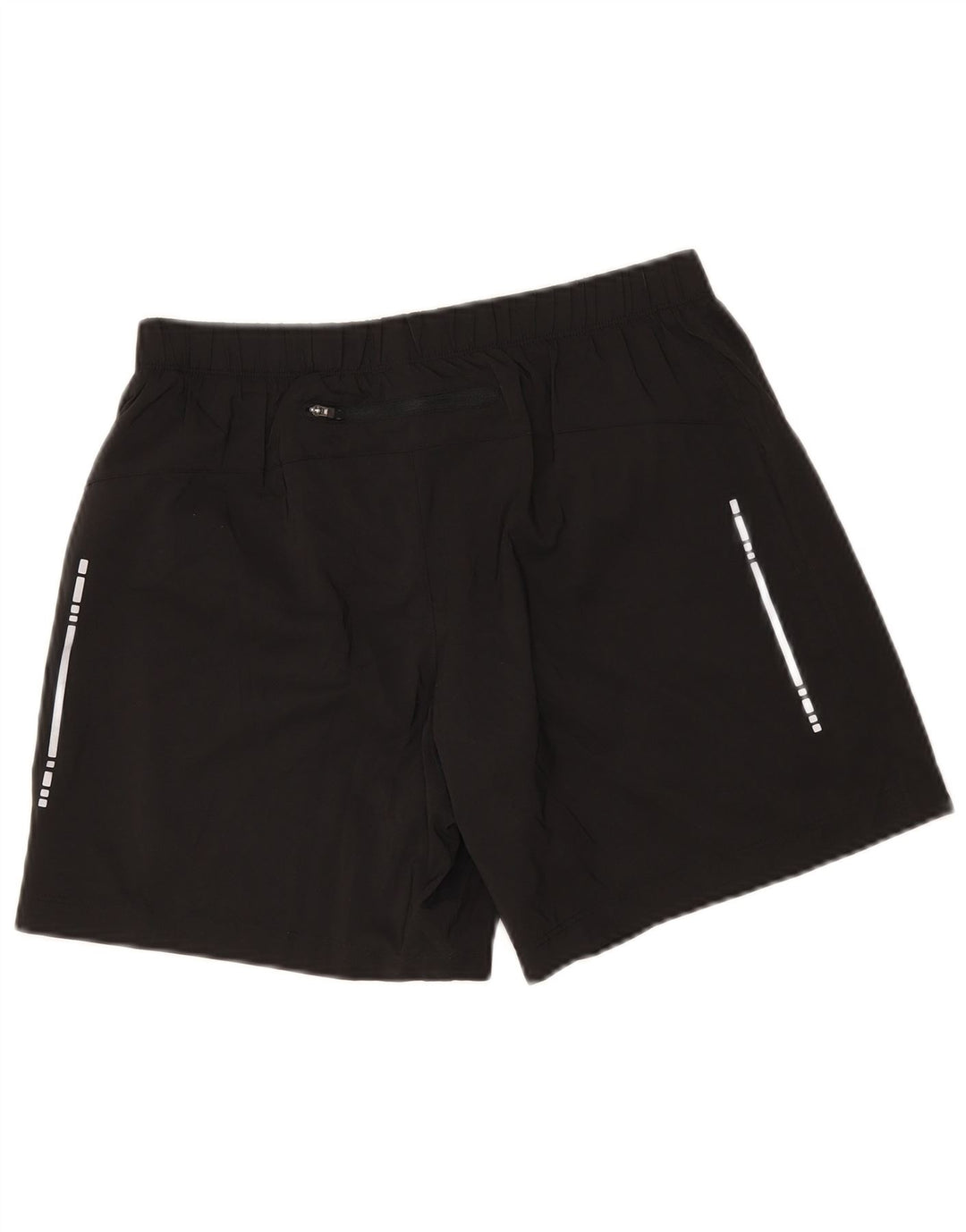 Shorts esportivos femininos Asics UK 14 poliéster preto médio
