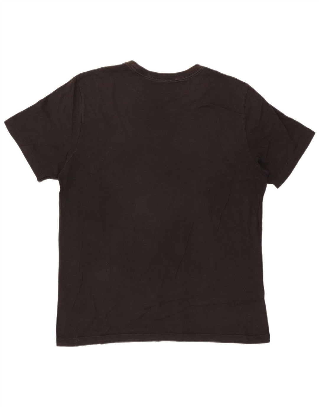 Camiseta gráfica masculina NIKE Top grande de algodão preto