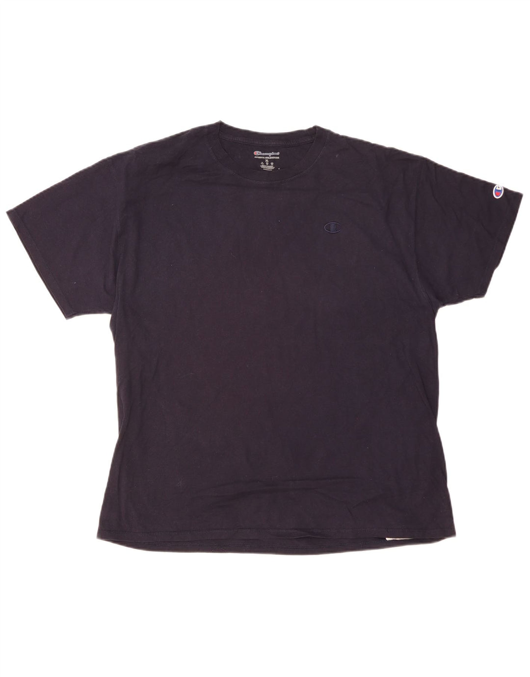 Camiseta masculina Champion XL azul marinho algodão