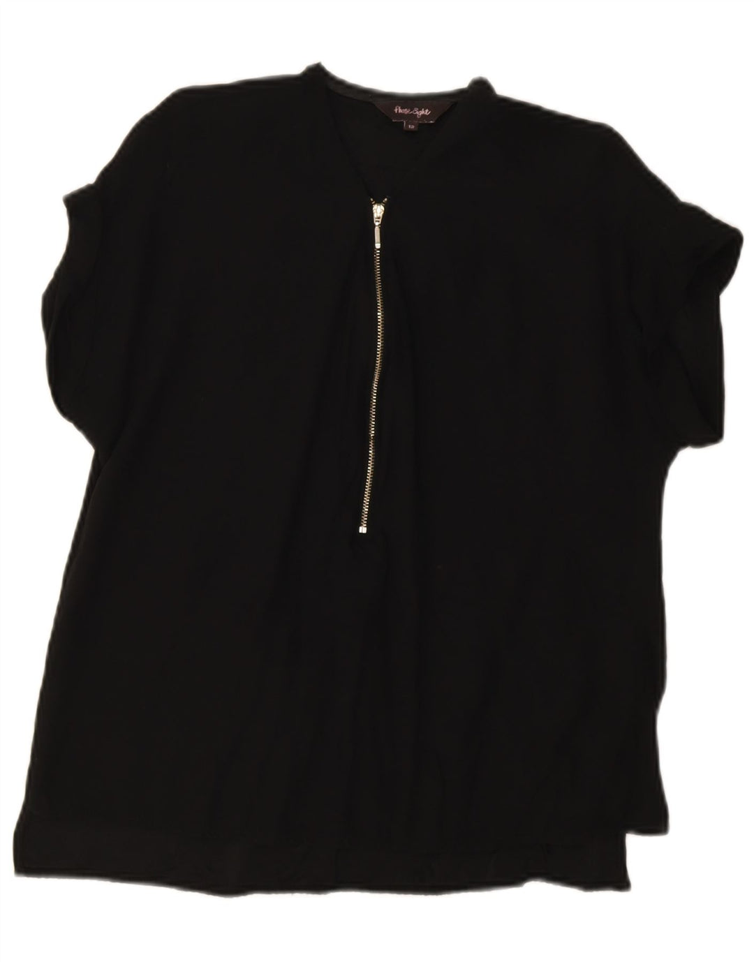 Blusa feminina Phase Eight UK 12 viscose preta média