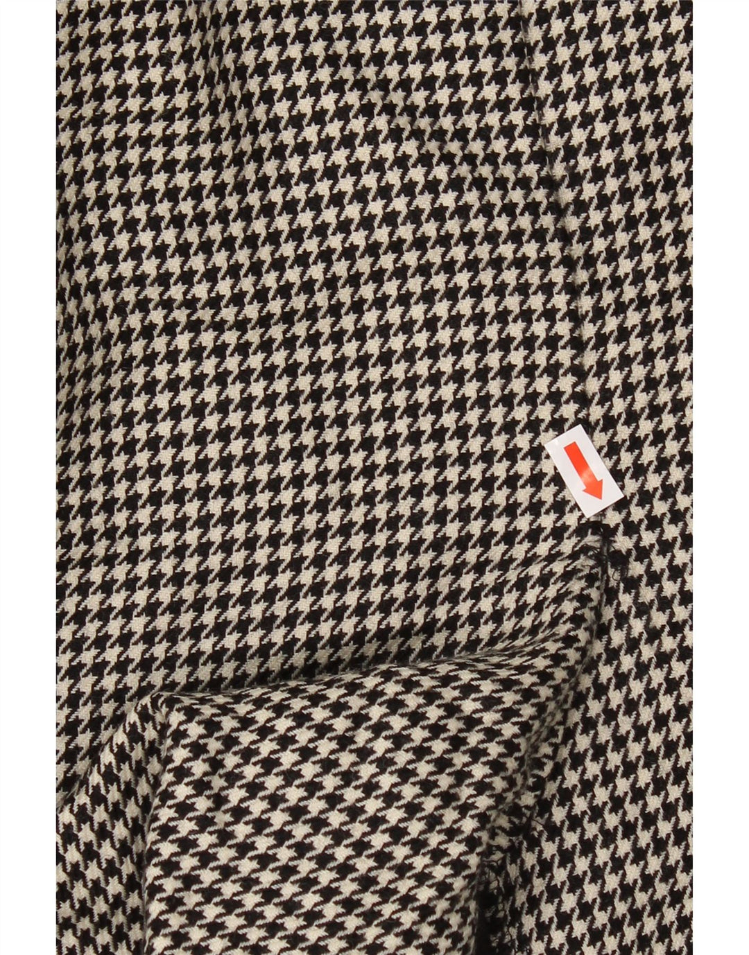 BRENDELLA Saia lápis feminina W24 XS lã houndstooth preta