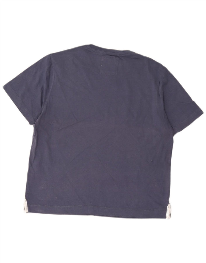 Camiseta masculina Crew Clothing Top grande azul