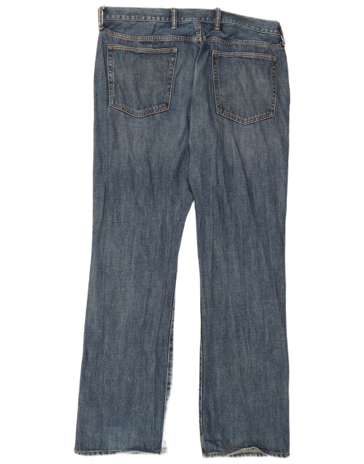 Gap Mens Bootcut Jeans W36 L34 Azul Algodão