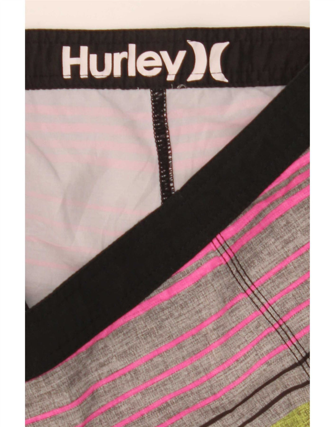 Shorts de natação masculino Hurley Phantom médio listrado multicolorido