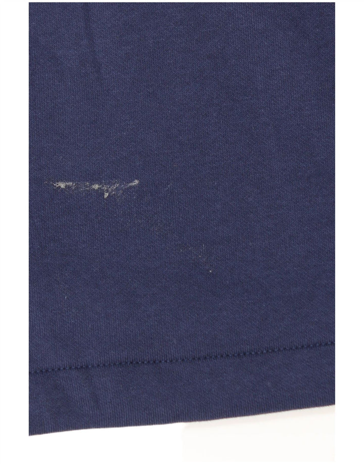 PUMA masculino gráfico moletom jumper pequeno azul marinho colorblock