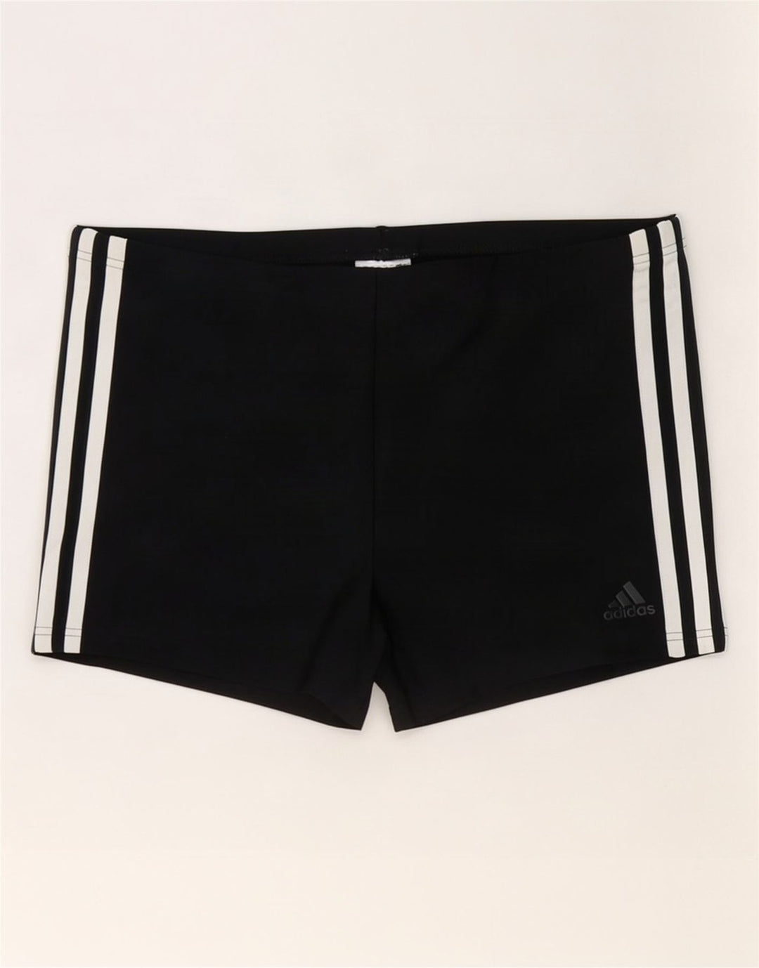 Shorts de natação masculino Adidas médio preto poliéster