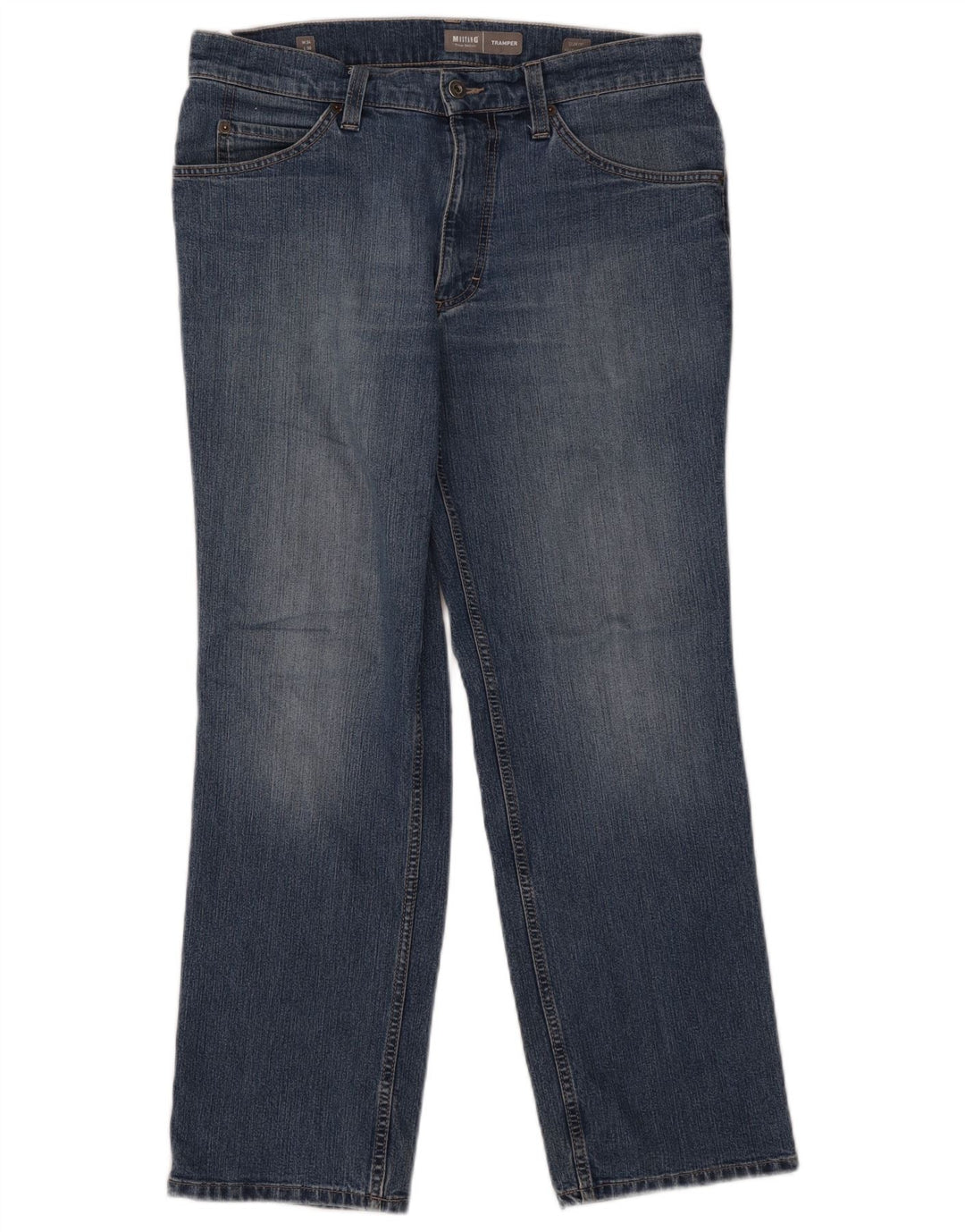 Mustang Mens Tramper Slim Jeans W34 L30 Azul