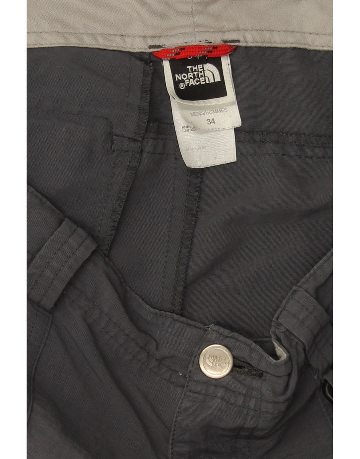 THE NORTH FACE Mens Cargo Shorts W34 Grande Cinza Nylon