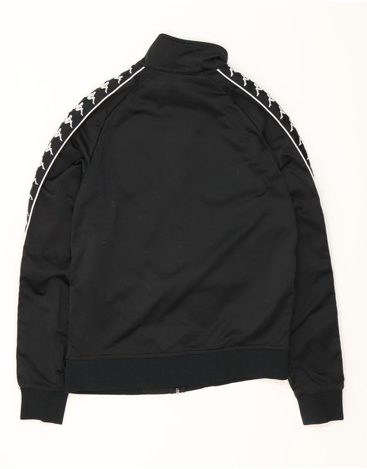 Jaqueta KAPPA Boys Graphic Tracksuit 15-16 Anos Preto Poliéster
