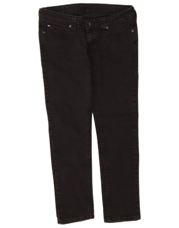 Calça jeans feminina cintura baixa Levi's W29 L32 algodão preto