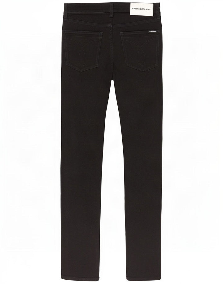 Calvin Klein Mens Jeans Slim W32 L34 Algodão Preto