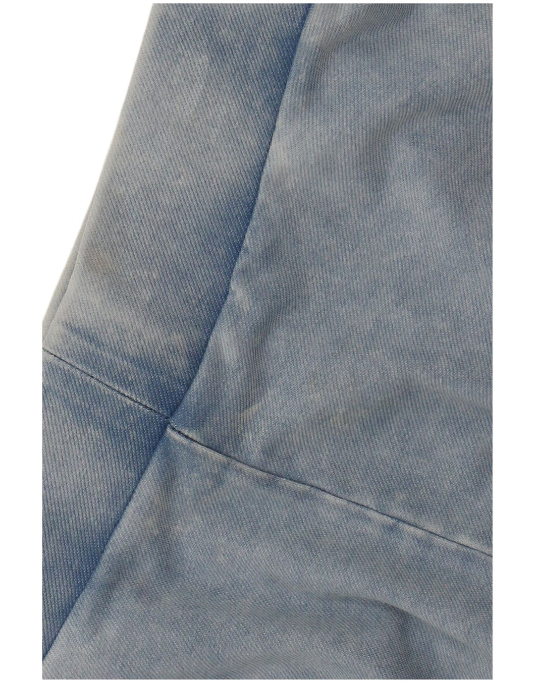 Saia jeans feminina Topshop Reino Unido 12 médio W28 algodão azul