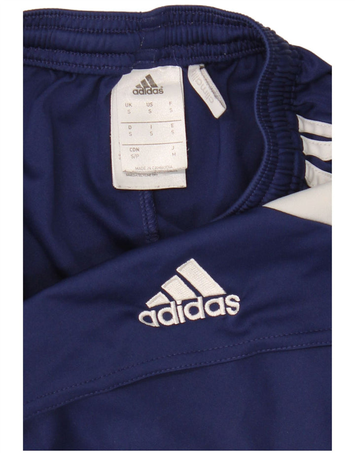 Adidas Masculino Climalite Sport Shorts Pequeno Azul Colorblock Poliéster