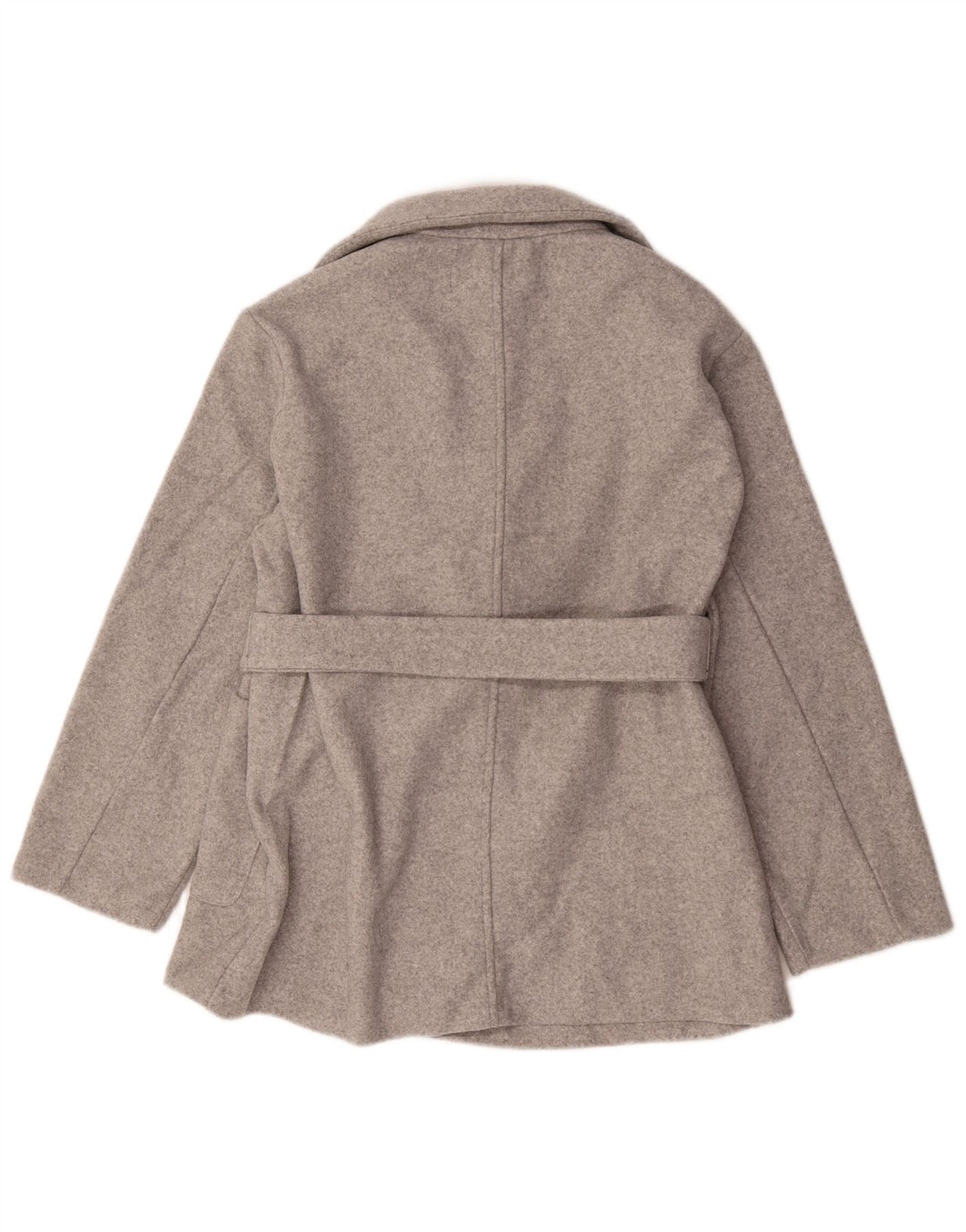 Jaqueta blazer feminina Zara UK 14 poliéster cinza médio