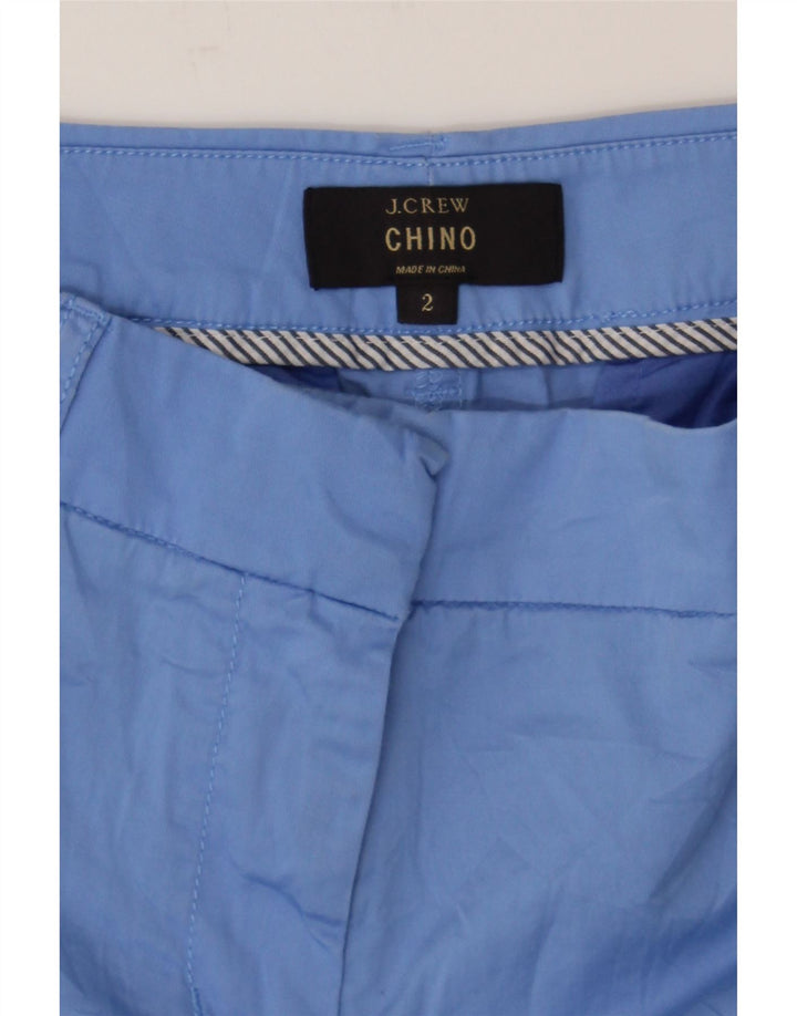 J. CREW Womens Chino Shorts US 2 XS W27  Blue Cotton Vintage J. Crew and Second-Hand J. Crew from Messina Hembry 