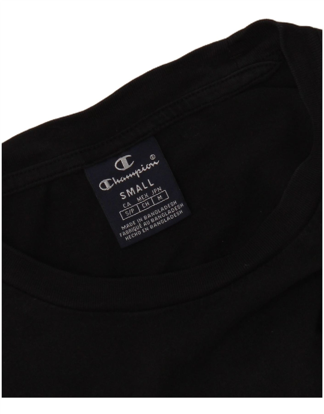 Camiseta feminina Champion UK 10 pequena preta