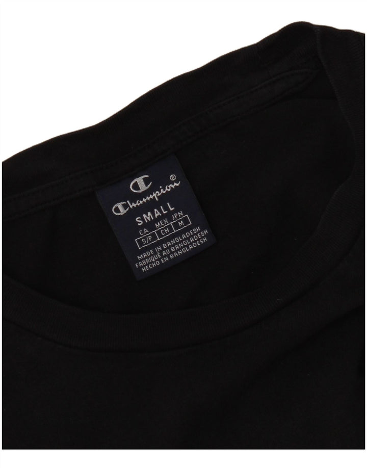 Camiseta feminina Champion UK 10 pequena preta