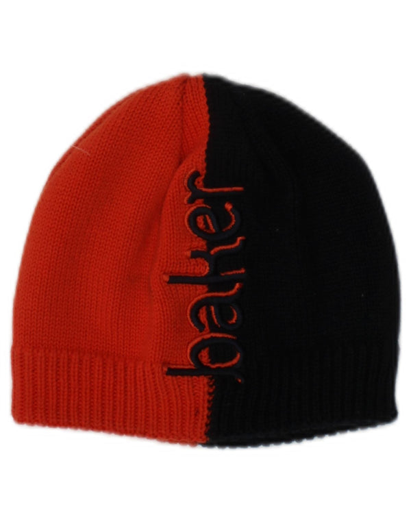 Gorro de malha gráfica para meninos TED BAKER 7-8 anos vermelho Colourblock clássico