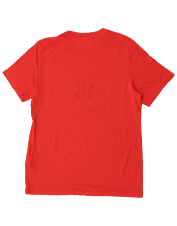Camiseta Nike masculina gráfica Top médio algodão laranja